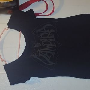 Kreepsville 666 Vampira shoulder top